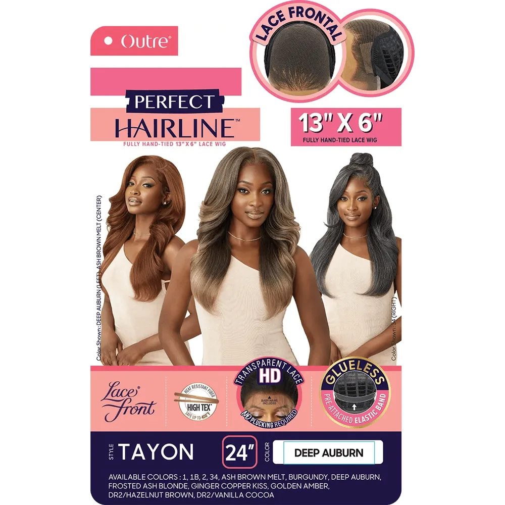 Outre Perfect Hairline 13x6 Synthetic HD Lace Front Wig - Tayon - Image 7