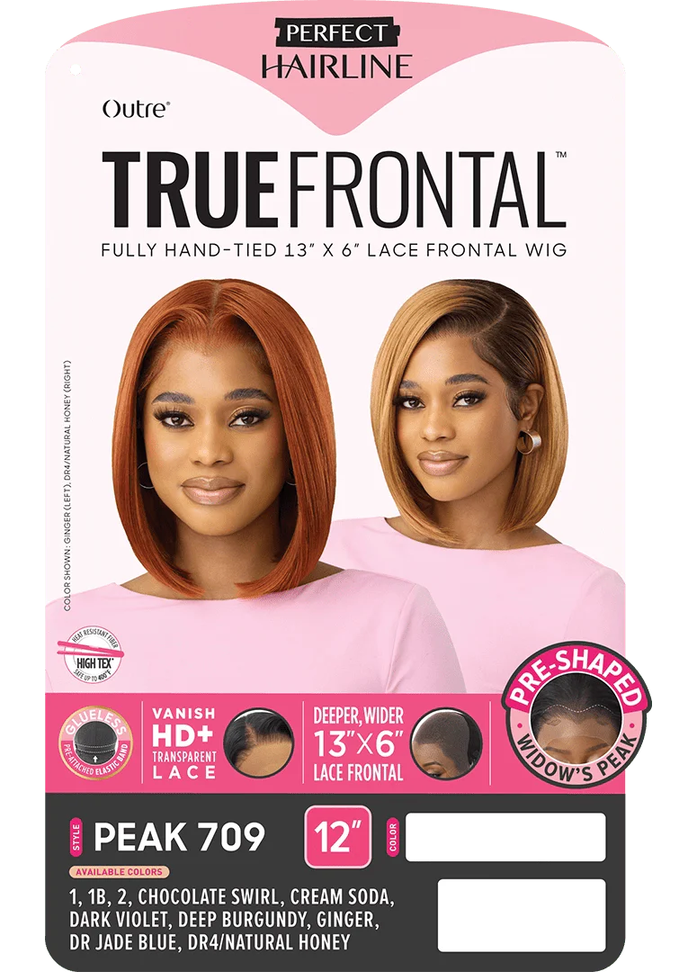Outre Perfect Hairline True Frontal 13x6 HD Lace Front Wig - Peak 709 - Image 7