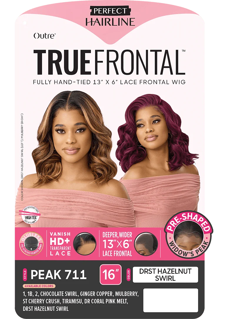 Outre Perfect Hairline True Frontal 13x6 HD Lace Front Wig - Peak 711 - Image 8