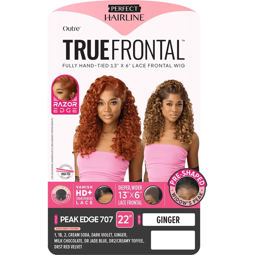 Outre Perfect Hairline True Frontal 13x6 HD Lace Front Wig - Peak 707 - Image 7