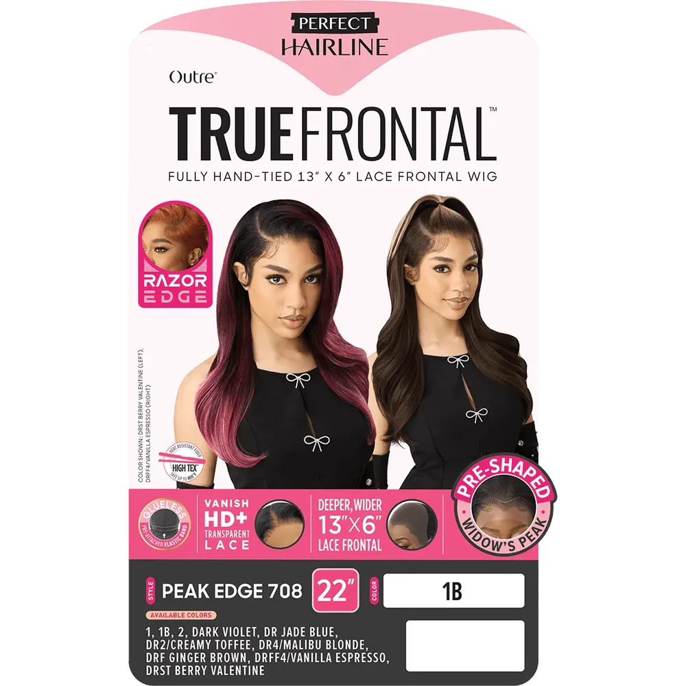 Outre Perfect Hairline True Frontal 13x6 HD Lace Front Wig - Peak 708 - Image 7