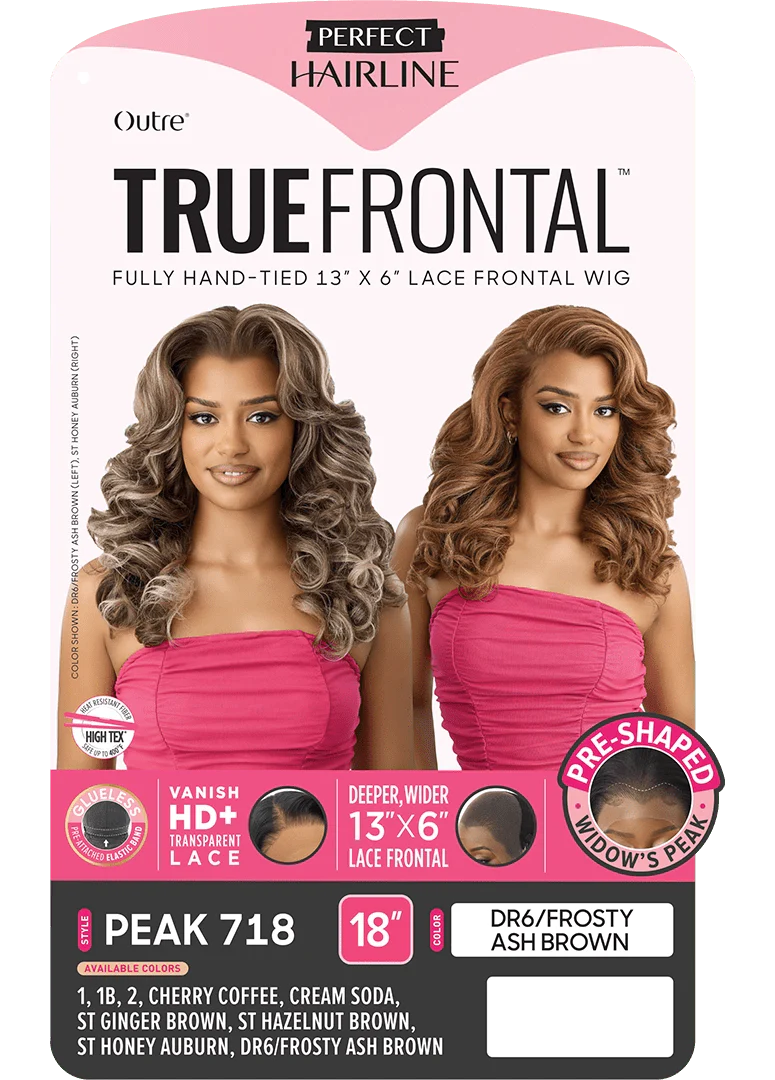 Outre Perfect Hairline True Frontal 13x6 HD Lace Front Wig - Peak 718 - Image 7