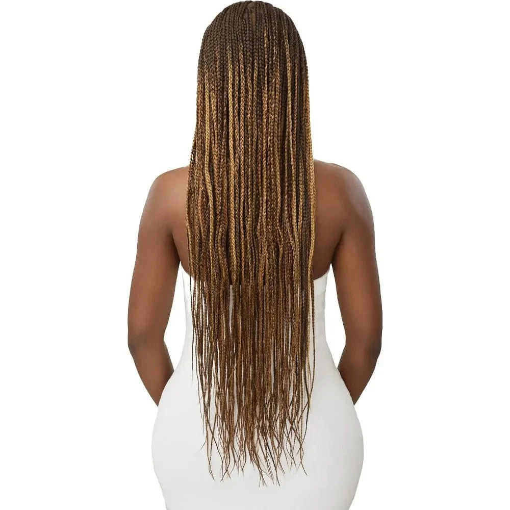 Outre Pre-Braided Fully Hand-Tied Whole Lace Wig Knotless Box Braids 36" - Image 4