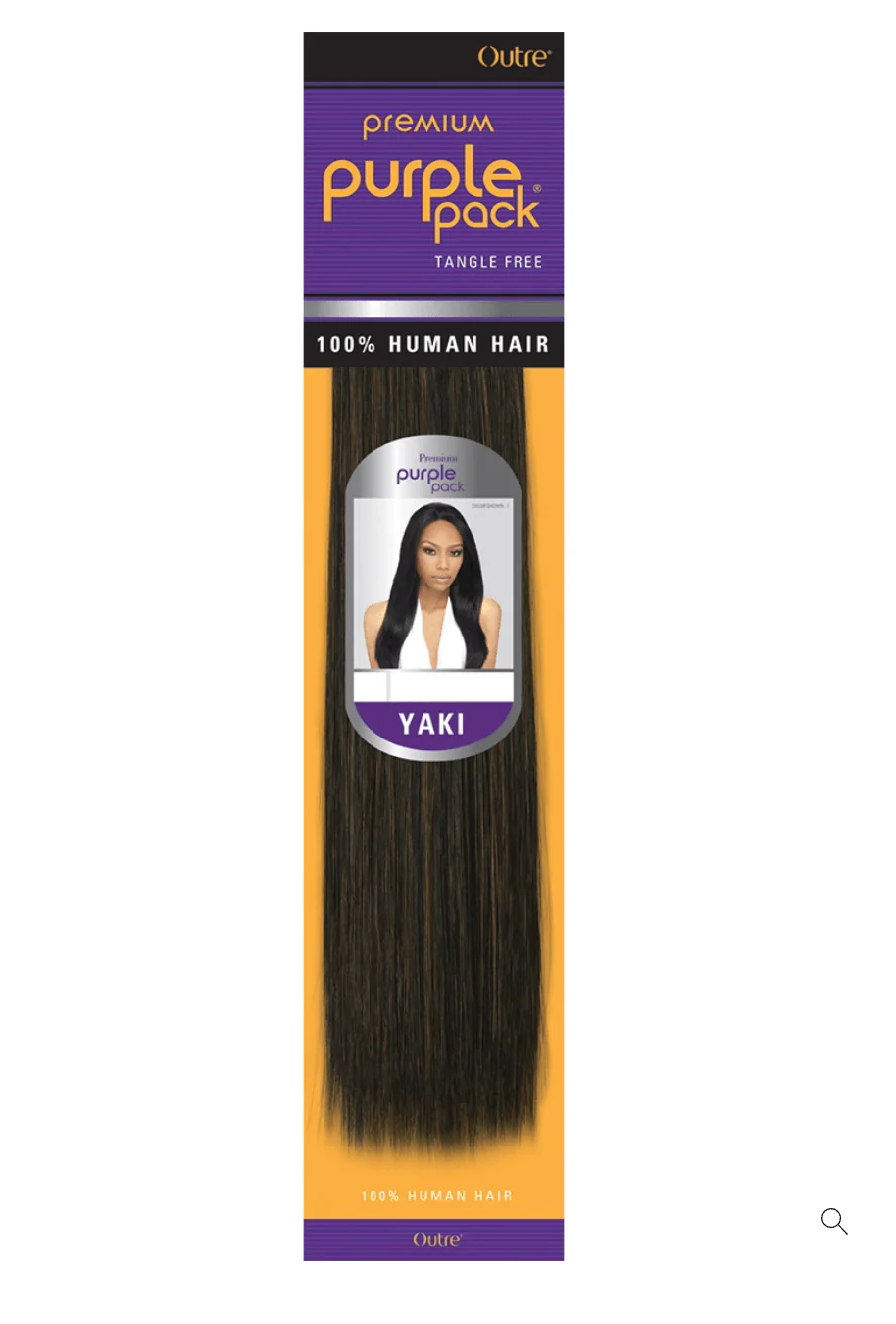 Outre Premium Purple Pack Yaki 100% Human Hair