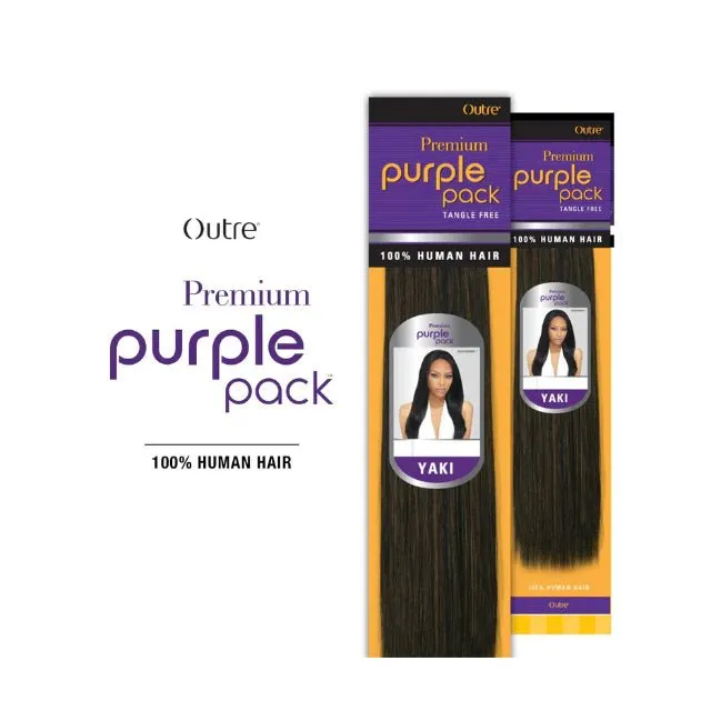 Outre Premium Purple Pack Yaki 100% Human Hair - 16" - Image 4