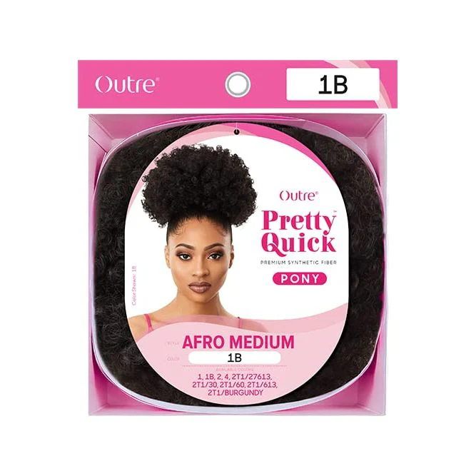 Outre Pretty Quick Drawstring Ponytail – Afro Medium - Image 4