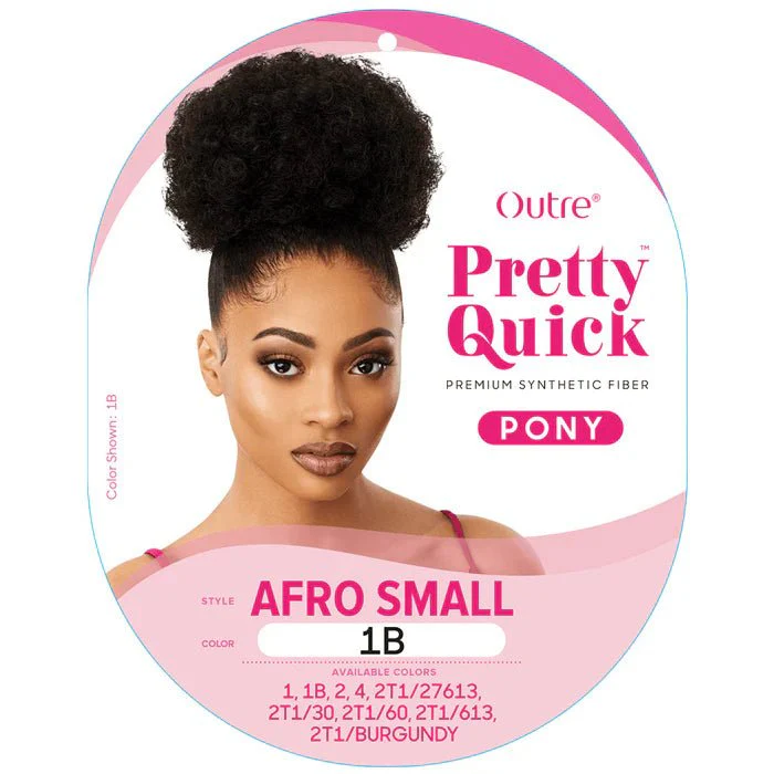 Outre Pretty Quick Drawstring Ponytail – Afro Small - Image 4