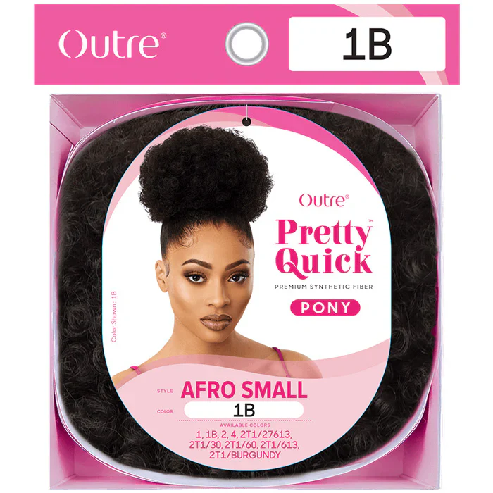 Outre Pretty Quick Drawstring Ponytail – Afro Small - Image 5