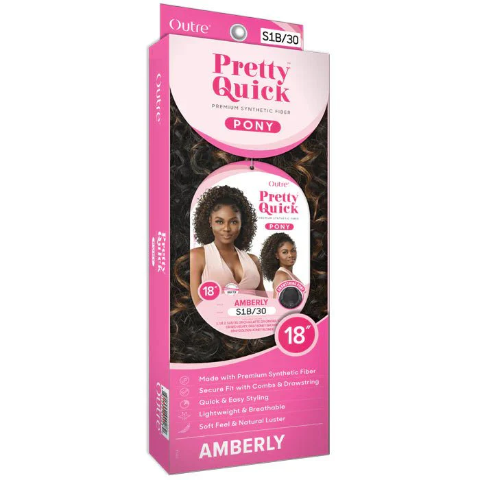 Outre Pretty Quick Drawstring Ponytail β Amberly - Image 5