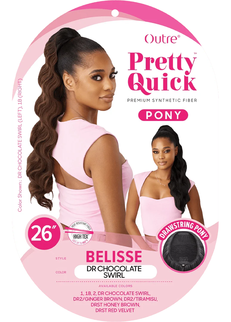 Outre Pretty Quick Drawstring Ponytail โ Belisse - Image 6