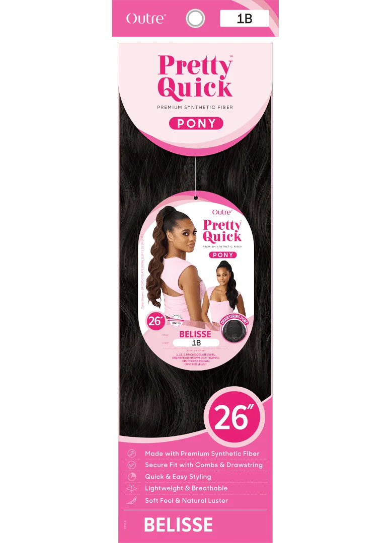 Outre Pretty Quick Drawstring Ponytail โ Belisse - Image 7