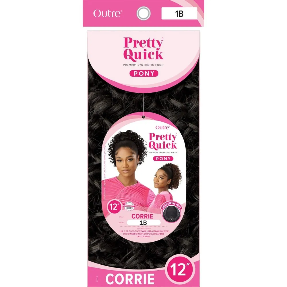 Outre Pretty Quick Drawstring Ponytail – Corrie - Image 7