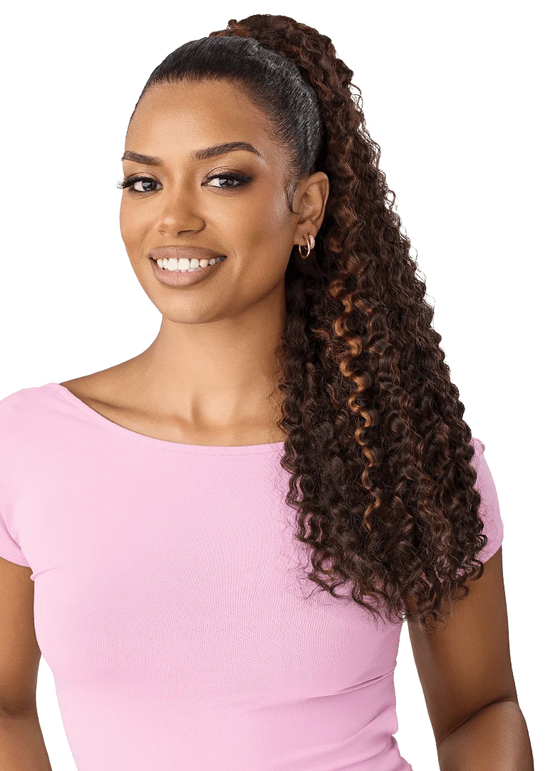 Outre Pretty Quick Drawstring Ponytail โ Lilla - Image 3