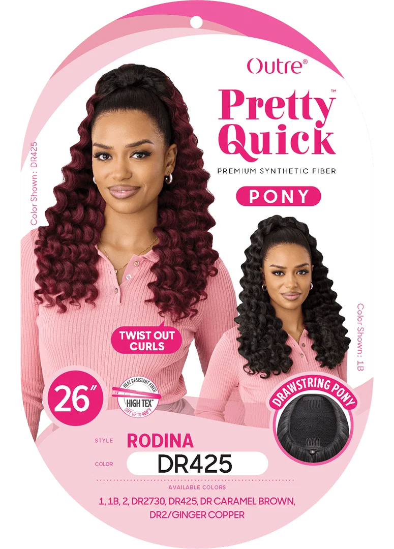 Outre Pretty Quick Drawstring Ponytail โ Rodina - Image 6