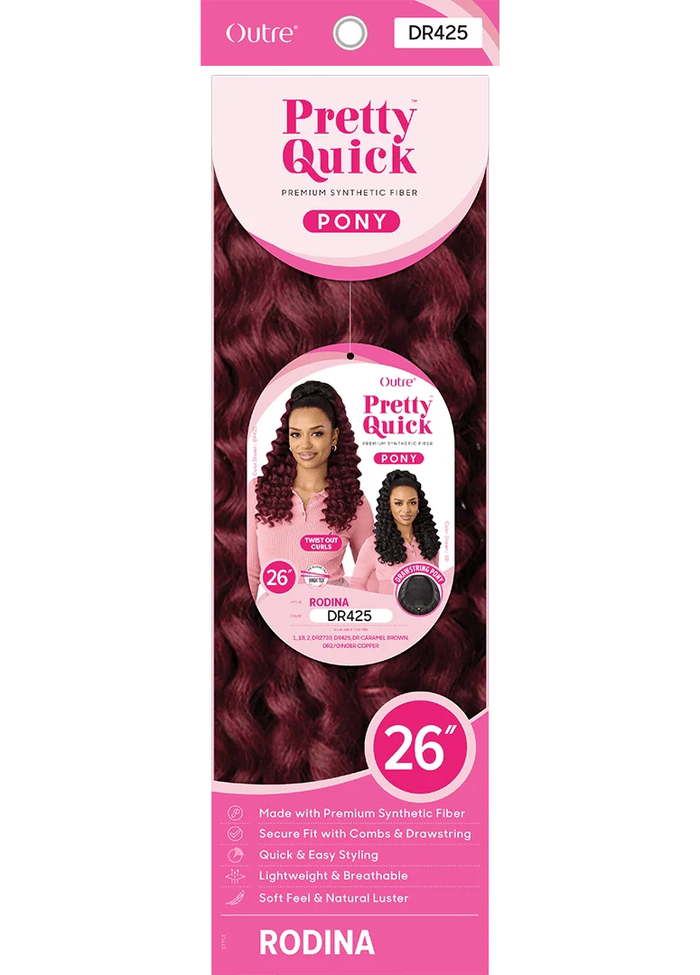 Outre Pretty Quick Drawstring Ponytail โ Rodina - Image 7