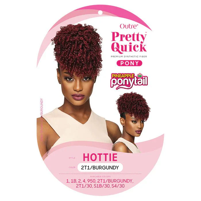 Outre Pretty Quick Pineapple Ponytail β Hottie - Image 4