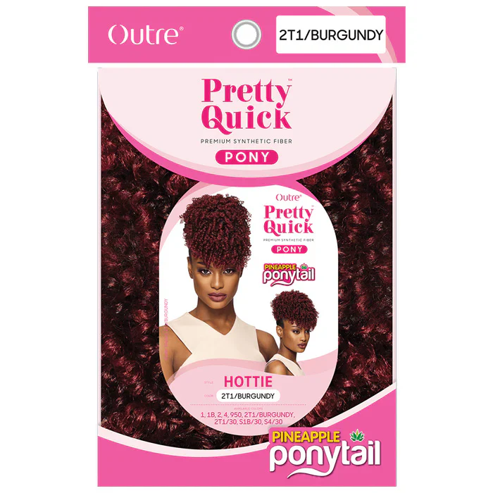 Outre Pretty Quick Pineapple Ponytail β Hottie - Image 5