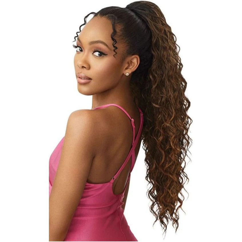 Outre Pretty Quick Beach Wave 28" - Drawstring Ponytail - Image 2