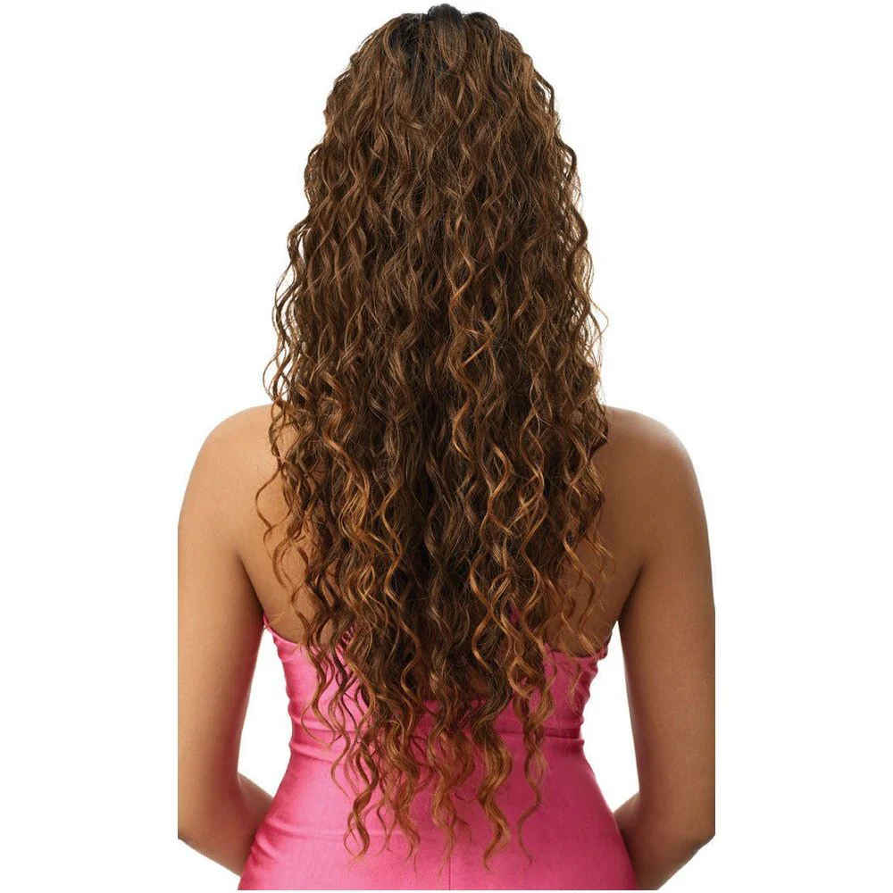Outre Pretty Quick Beach Wave 28" - Drawstring Ponytail - Image 4