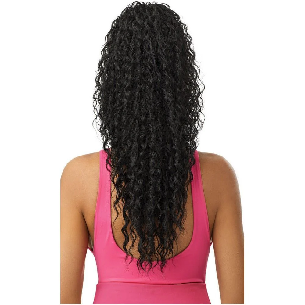 Outre Pretty Quick Synthetic Drawstring Ponytail - Deep Curl 24" - Image 2