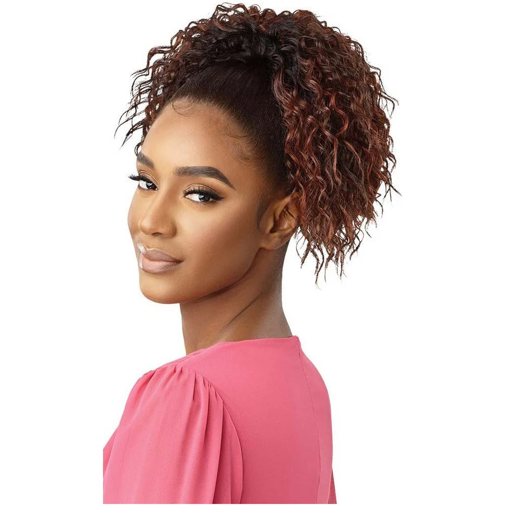 Outre Pretty Quick Drawstring Ponytail – Deep Twist Curl 12" - Image 4