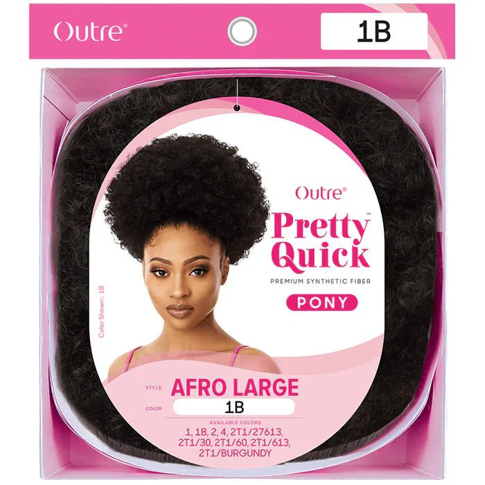 Outre Pretty Quick Drawstring Ponytail β Afro Large - Image 2