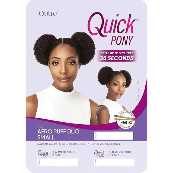 Outre Quick Pony – Afro Puff Duo - Image 5