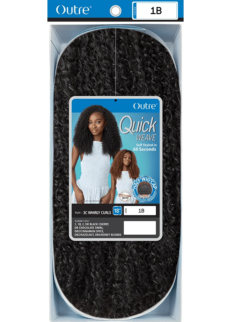 Outre Quick Weave Half Wig โ 3C Whirly Curls - Image 7