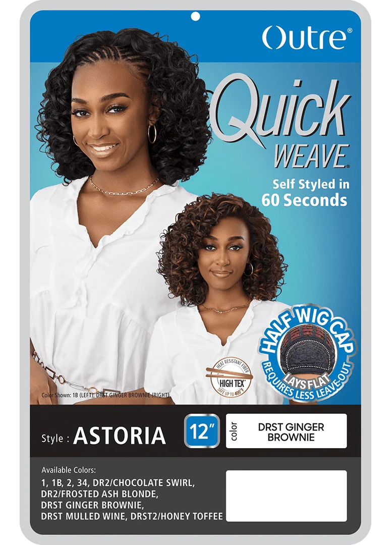 Outre Quick Weave Synthetic Half Wig โ Astoria - Image 7