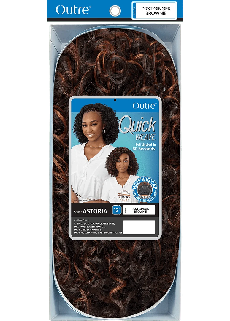Outre Quick Weave Synthetic Half Wig โ Astoria - Image 8