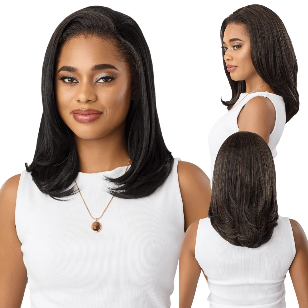 Outre Quick Weave Synthetic Half Wig โ Eliette