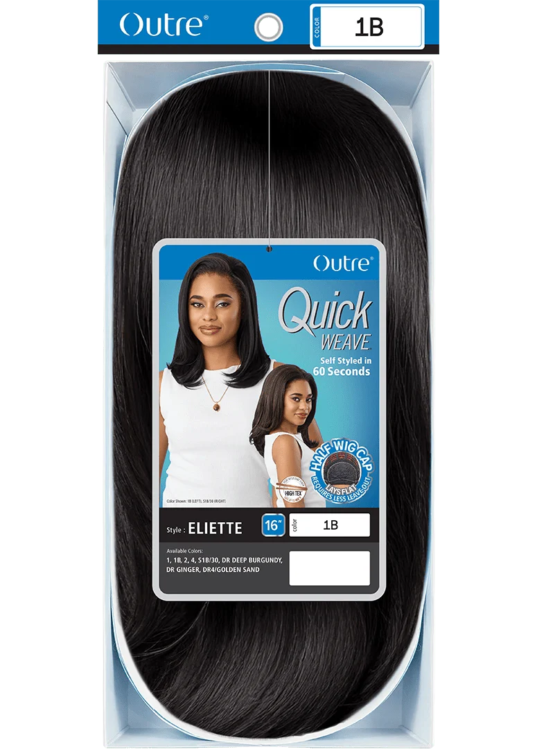 Outre Quick Weave Synthetic Half Wig โ Eliette - Image 6