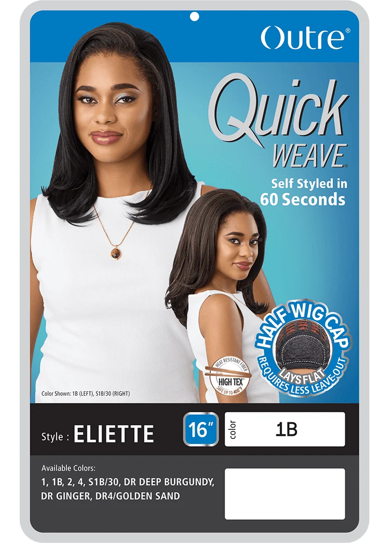 Outre Quick Weave Synthetic Half Wig โ Eliette - Image 7