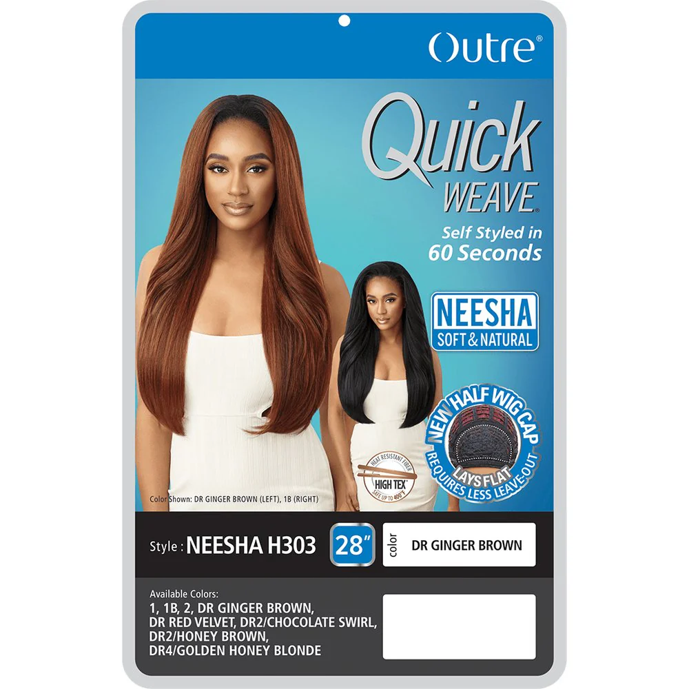 Outre Quick Weave Synthetic Half Wig - Neesha H303 - Image 6