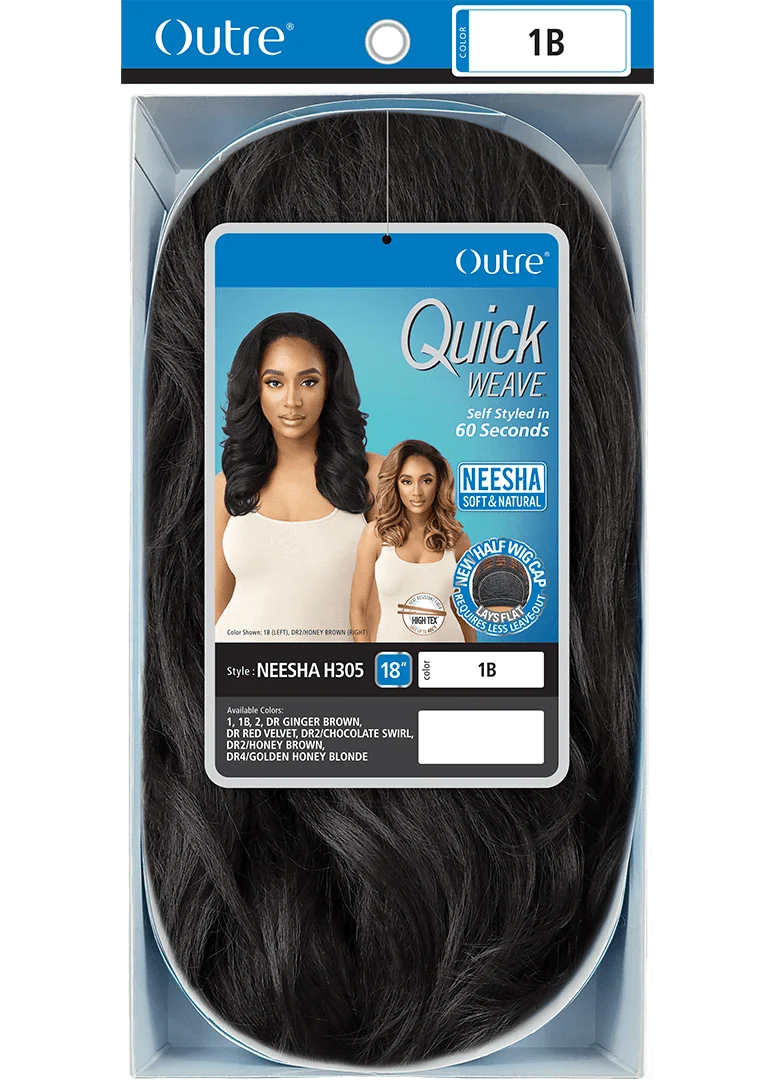 Outre Quick Weave Synthetic Half Wig - Neesha H305 - Image 8