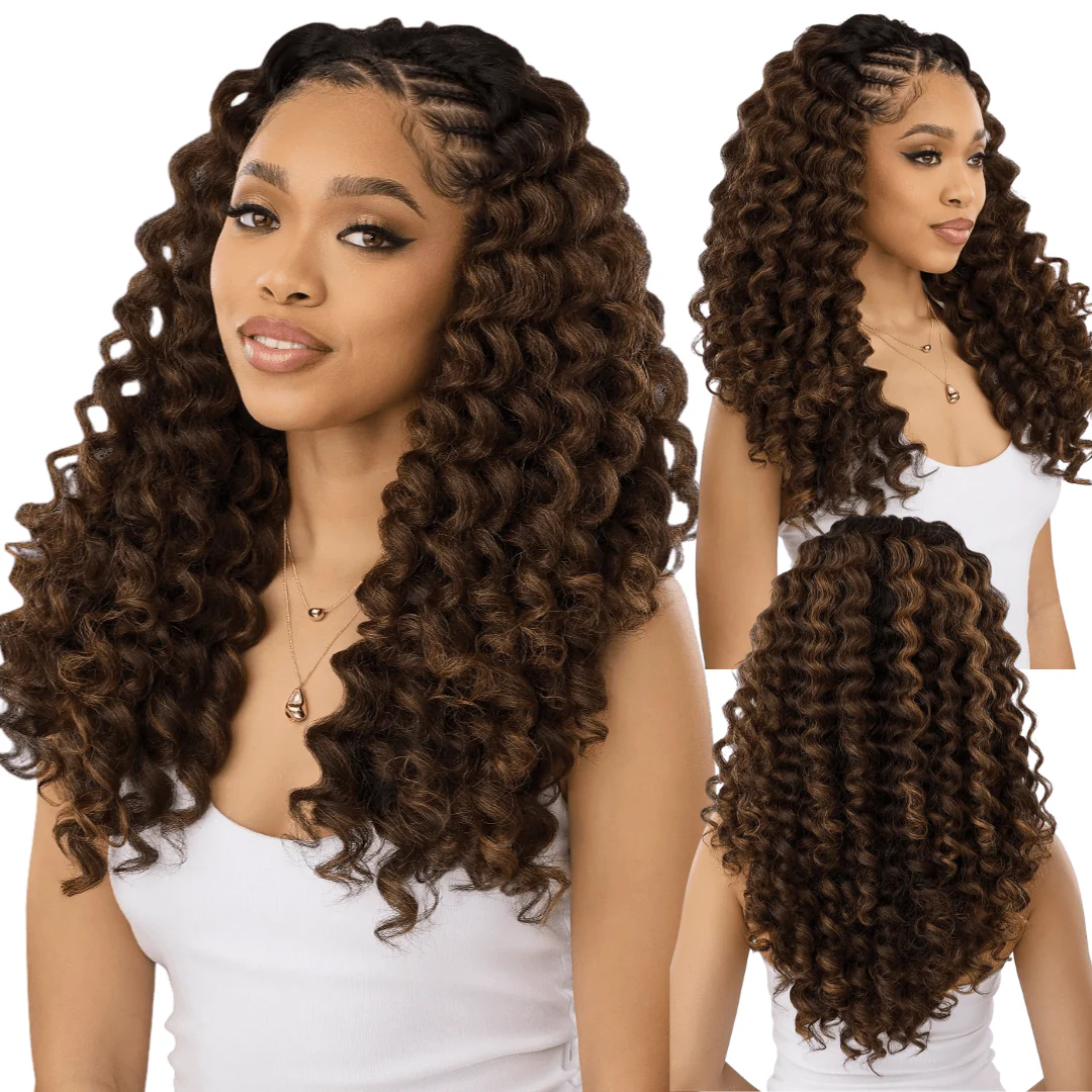 Outre Quick Weave Synthetic Half Wig โ Romina
