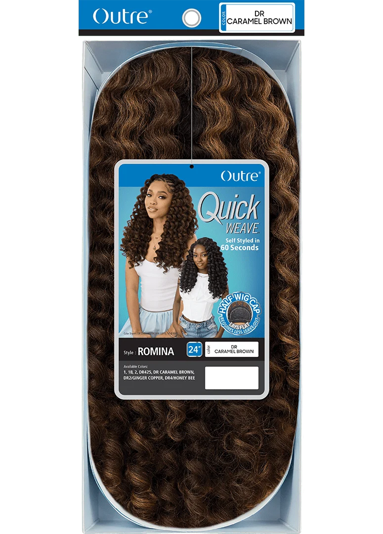 Outre Quick Weave Synthetic Half Wig โ Romina - Image 6