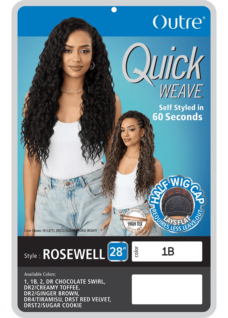 Outre Quick Weave Synthetic Half Wig โ Rosewell - Image 2