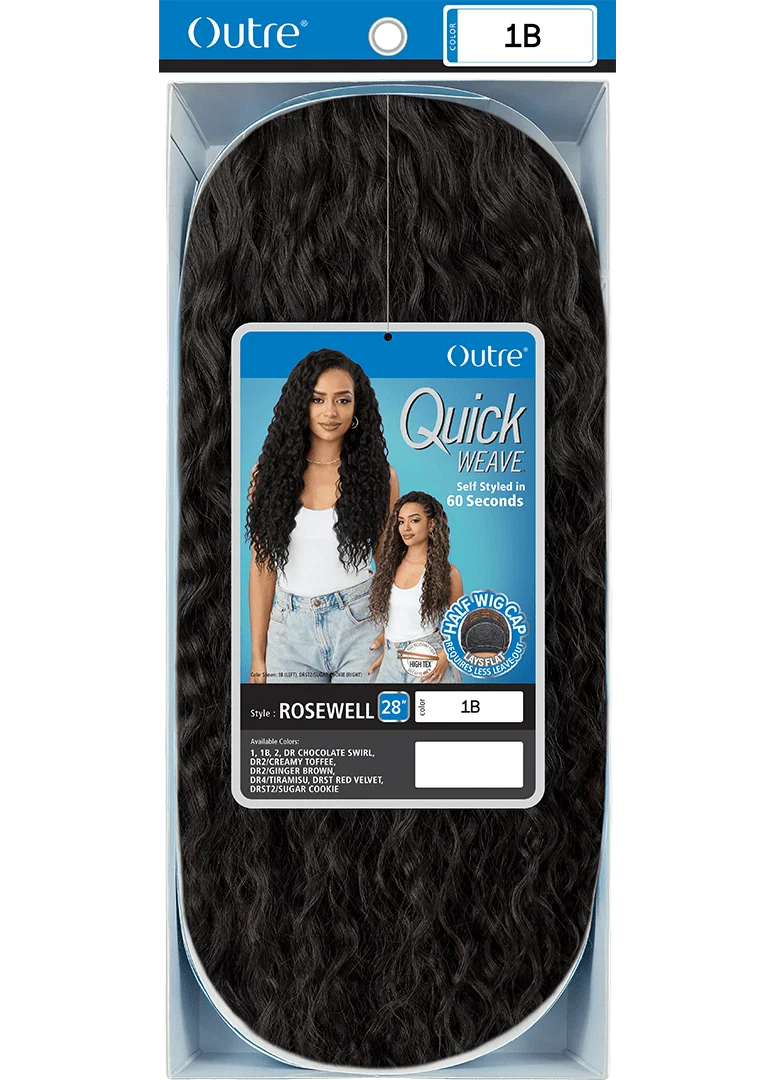 Outre Quick Weave Synthetic Half Wig โ Rosewell - Image 3