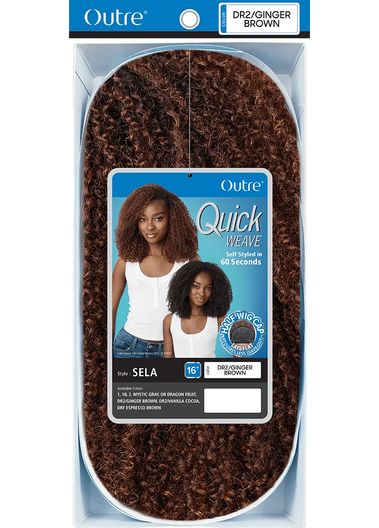 Outre Quick Weave Synthetic Half Wig โ Sela - Image 2