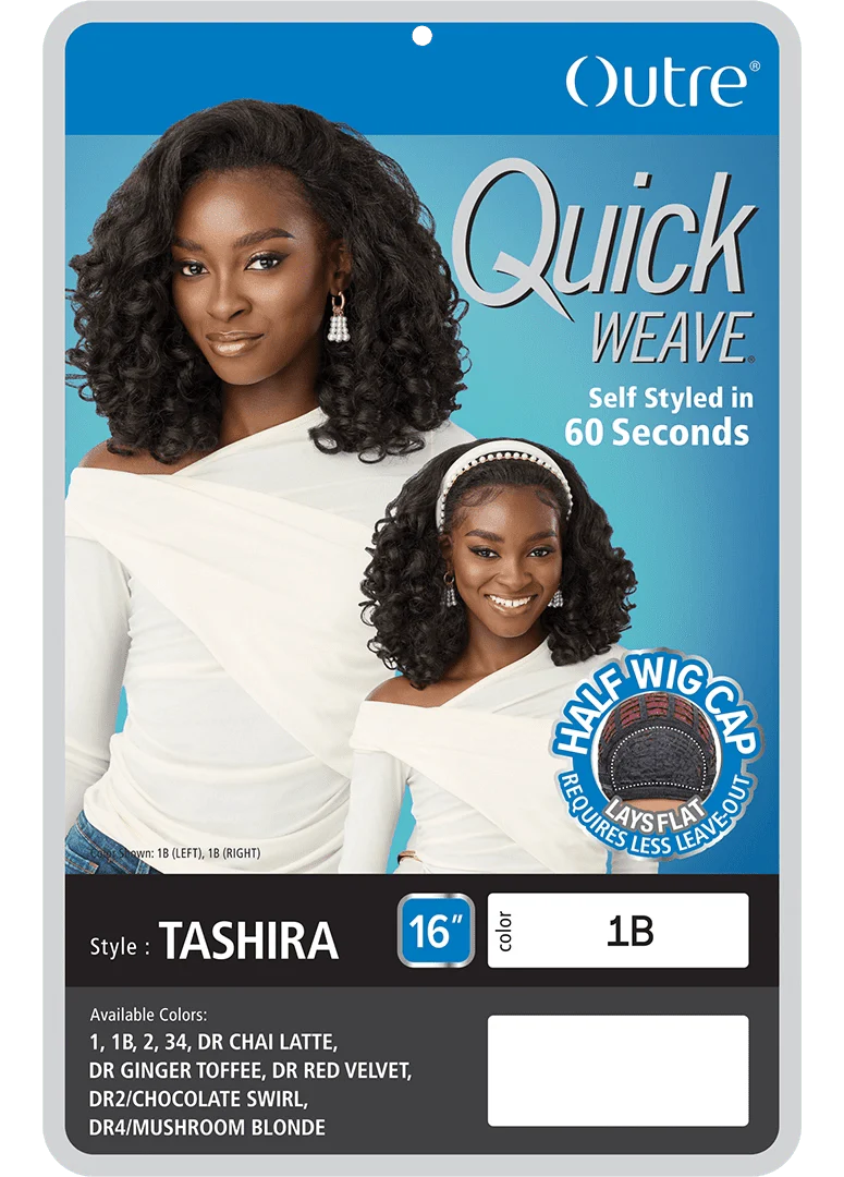 Outre Quick Weave Synthetic Half Wig – Tashira - Image 3