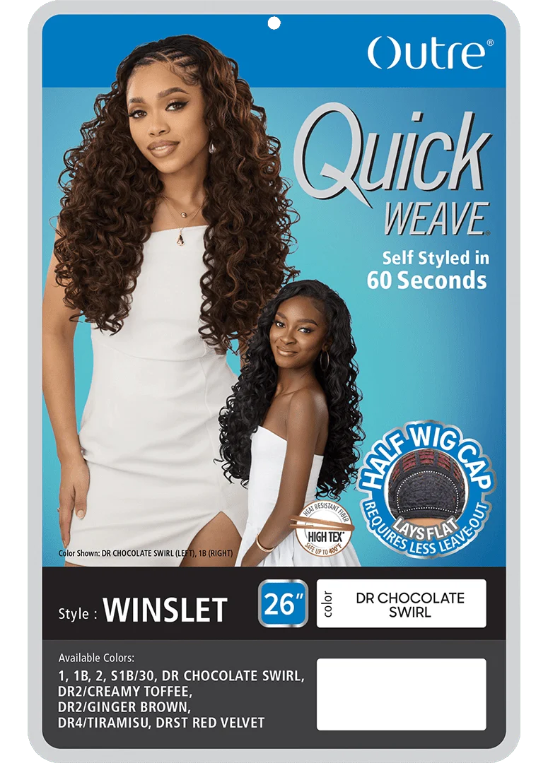 Outre Quick Weave Synthetic Half Wig โ Winslet - Image 6