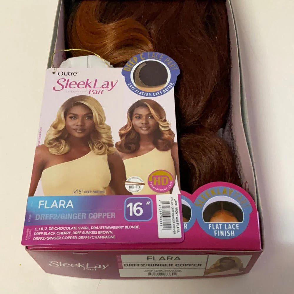 Outre Sleeklay Deep-C Synthetic Lacefront Wig - Flara - Image 6