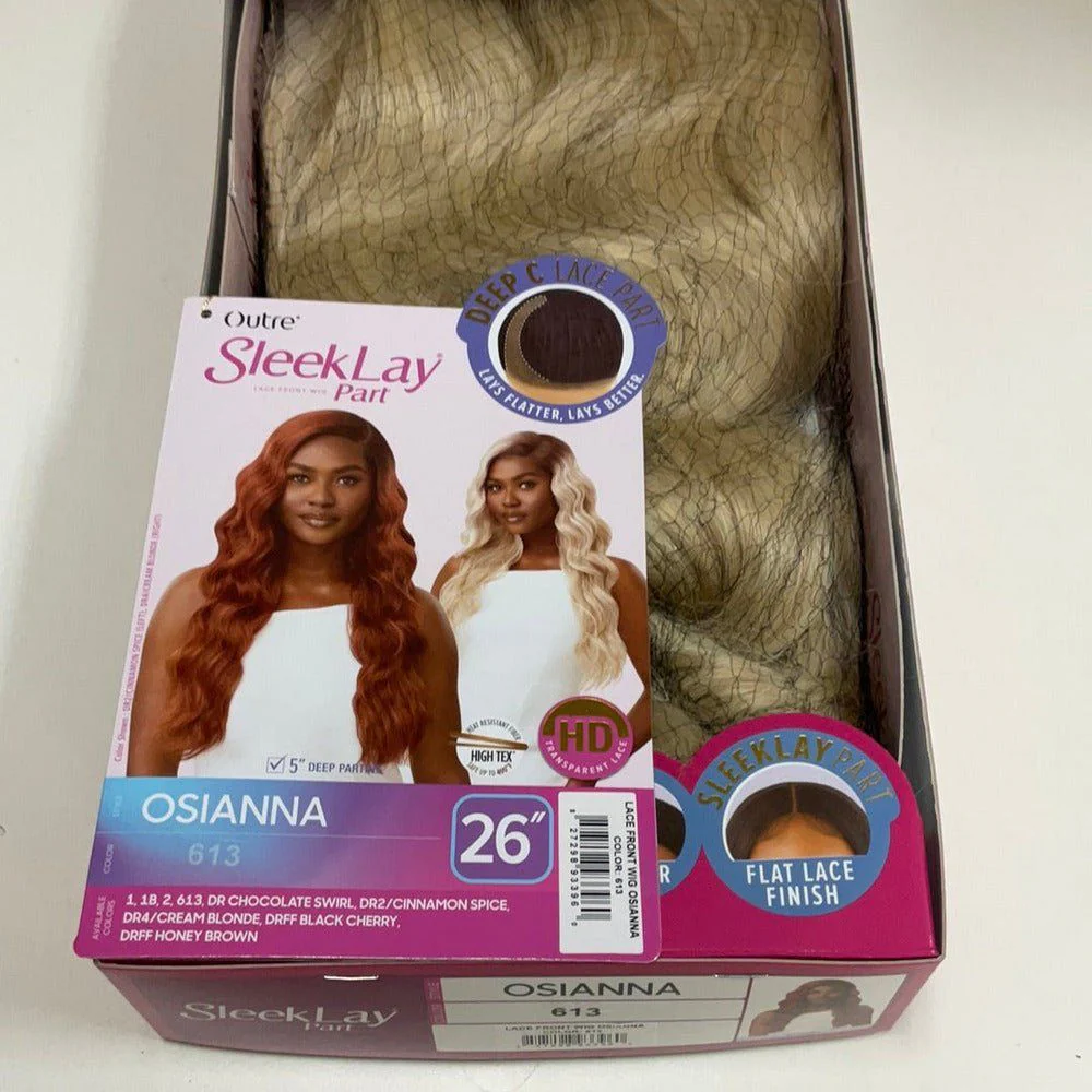 Outre Sleeklay Part Deep-C Synthetic Lacefront Wig - Osianna - Image 9