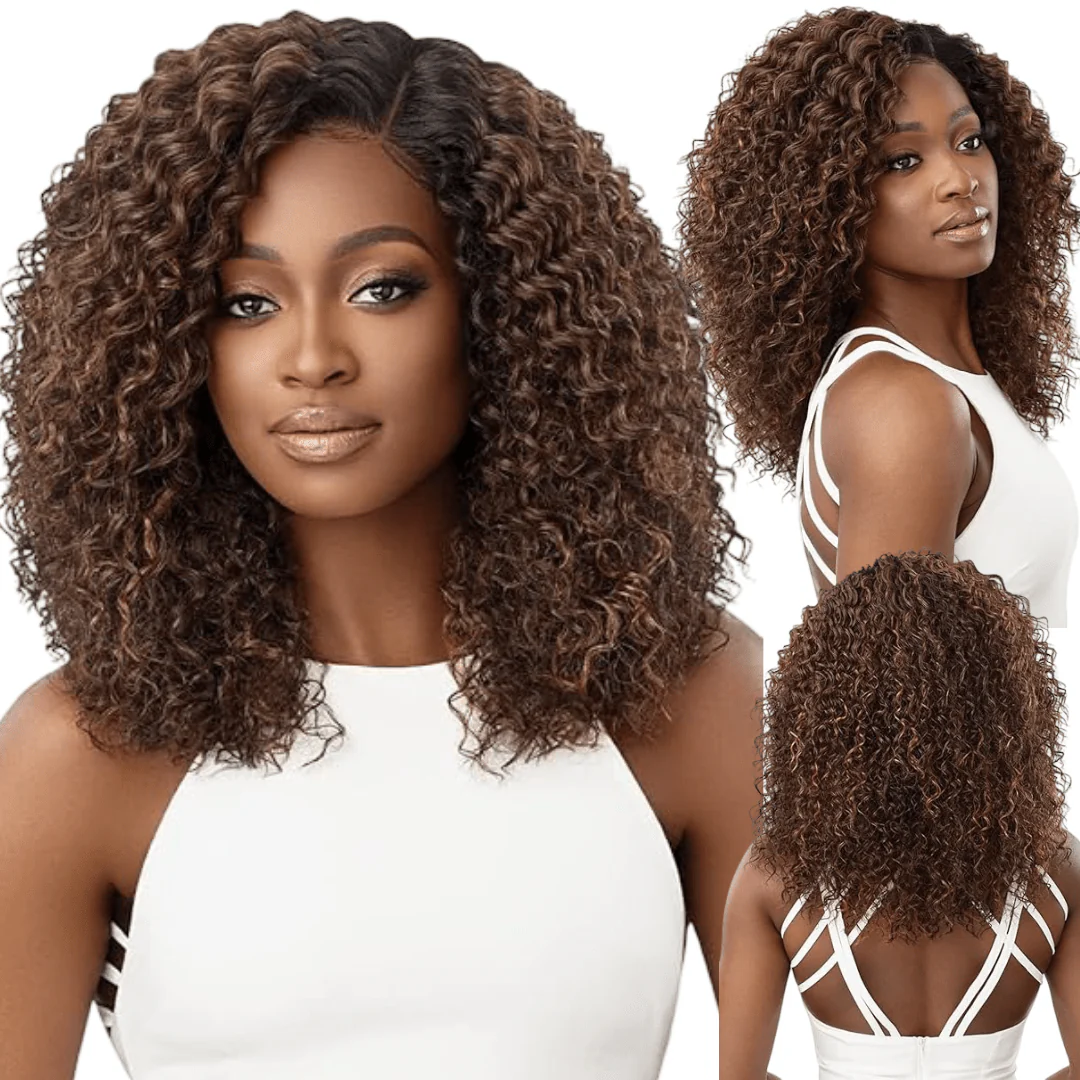 Outre Sleeklay Part HD Synthetic Lace Front Wig - Zaylee