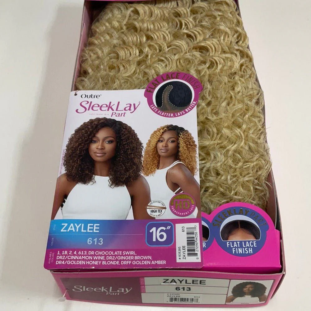 Outre Sleeklay Part HD Synthetic Lace Front Wig - Zaylee - Image 7