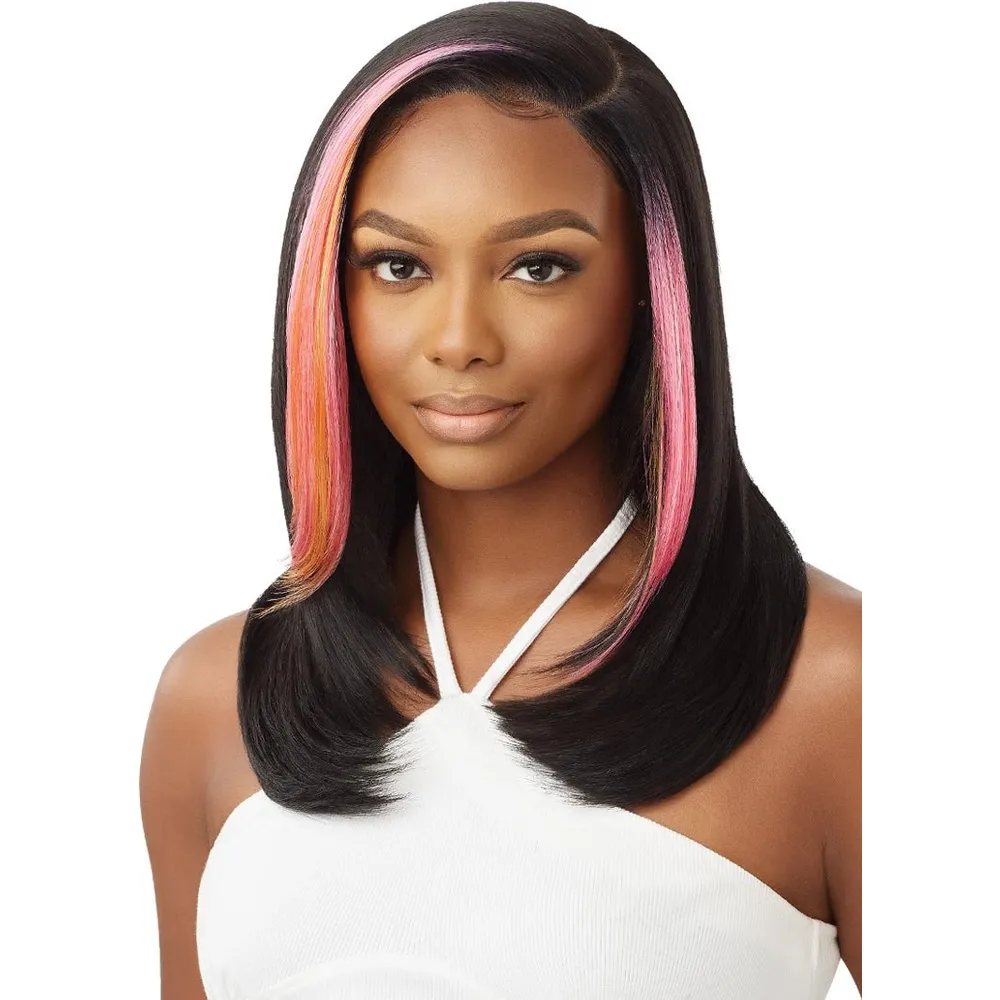 Outre Sleeklay Part Synthetic C-Part Wig - Etina - Image 4