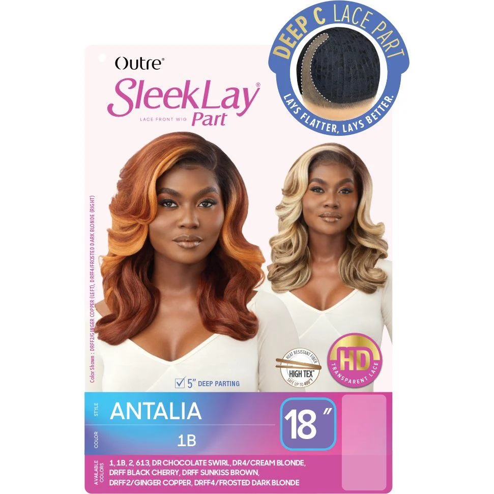 Outre SleekLay Part Synthetic Deep C Lace Wig - Antalia - Image 6
