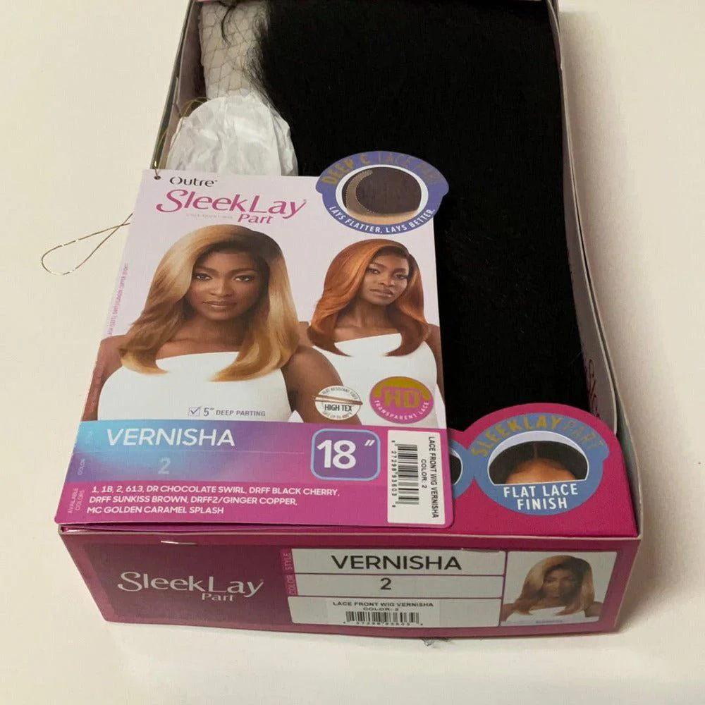 Outre SleekLay Part Synthetic Deep C Lace Wig - Vernisha - Image 9