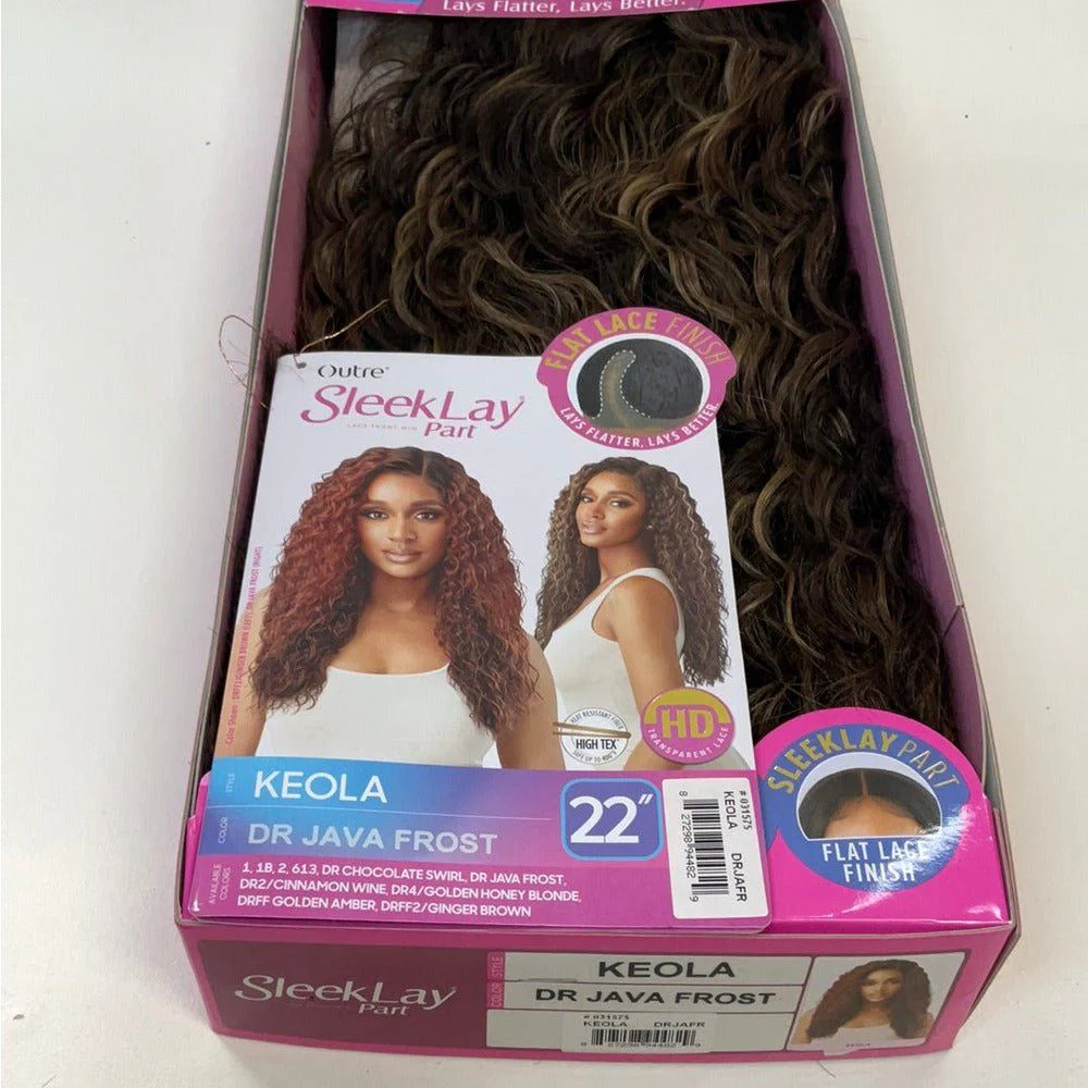 Outre Sleeklay Part Synthetic L-Part Wig - Keola - Image 11